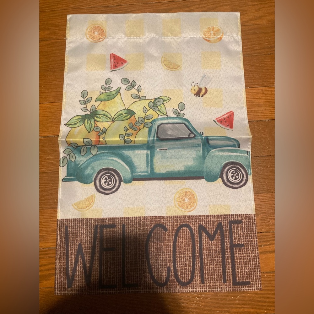 Garden Flag Spring Summer 12” x 18” NEW